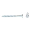 Prime-Line Hex Lag Screw 5/16in X 3in A307 Grade A Zinc Plated Steel 50PK 9055705